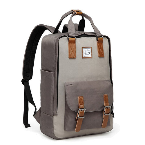 Women's School & Travel Backpack with Laptop Sleeve — Black