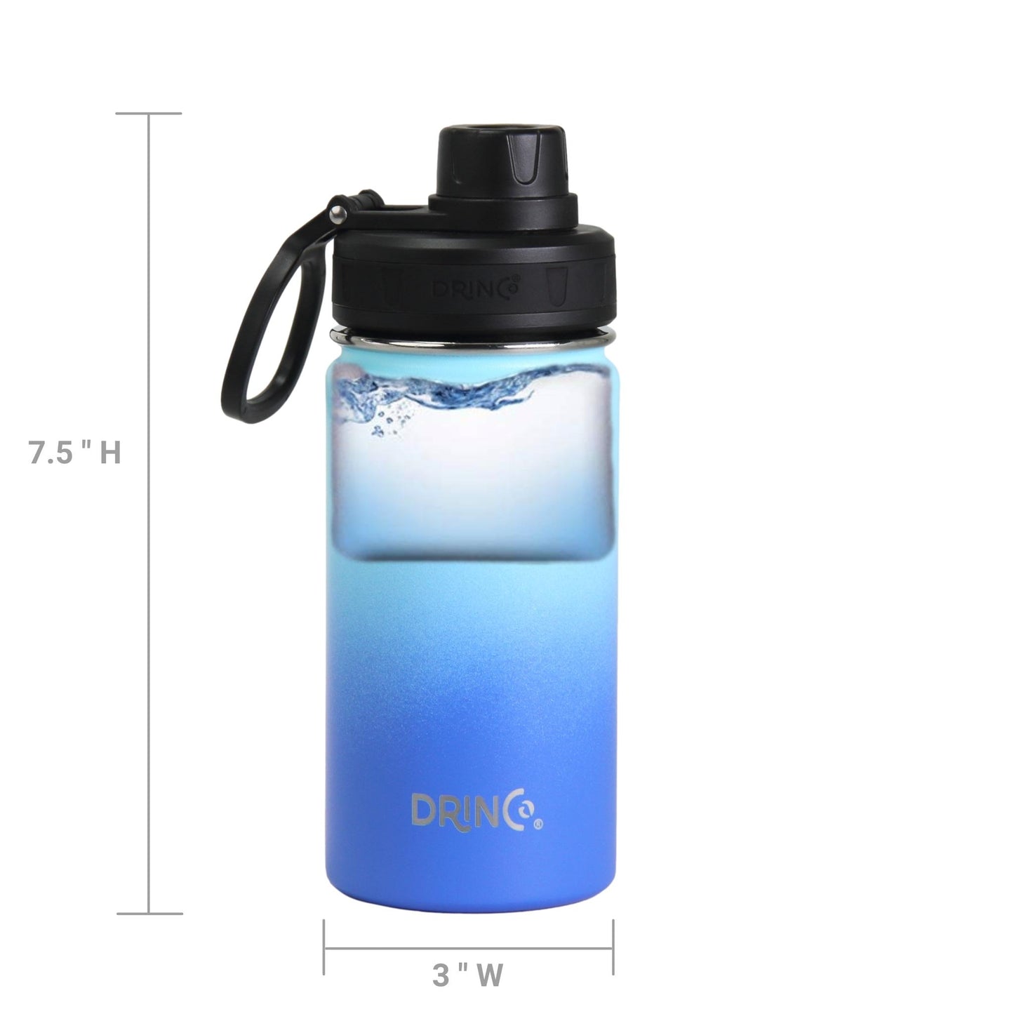 DRINCO 14oz Insulated Water Bottle — Morning Sky Blue