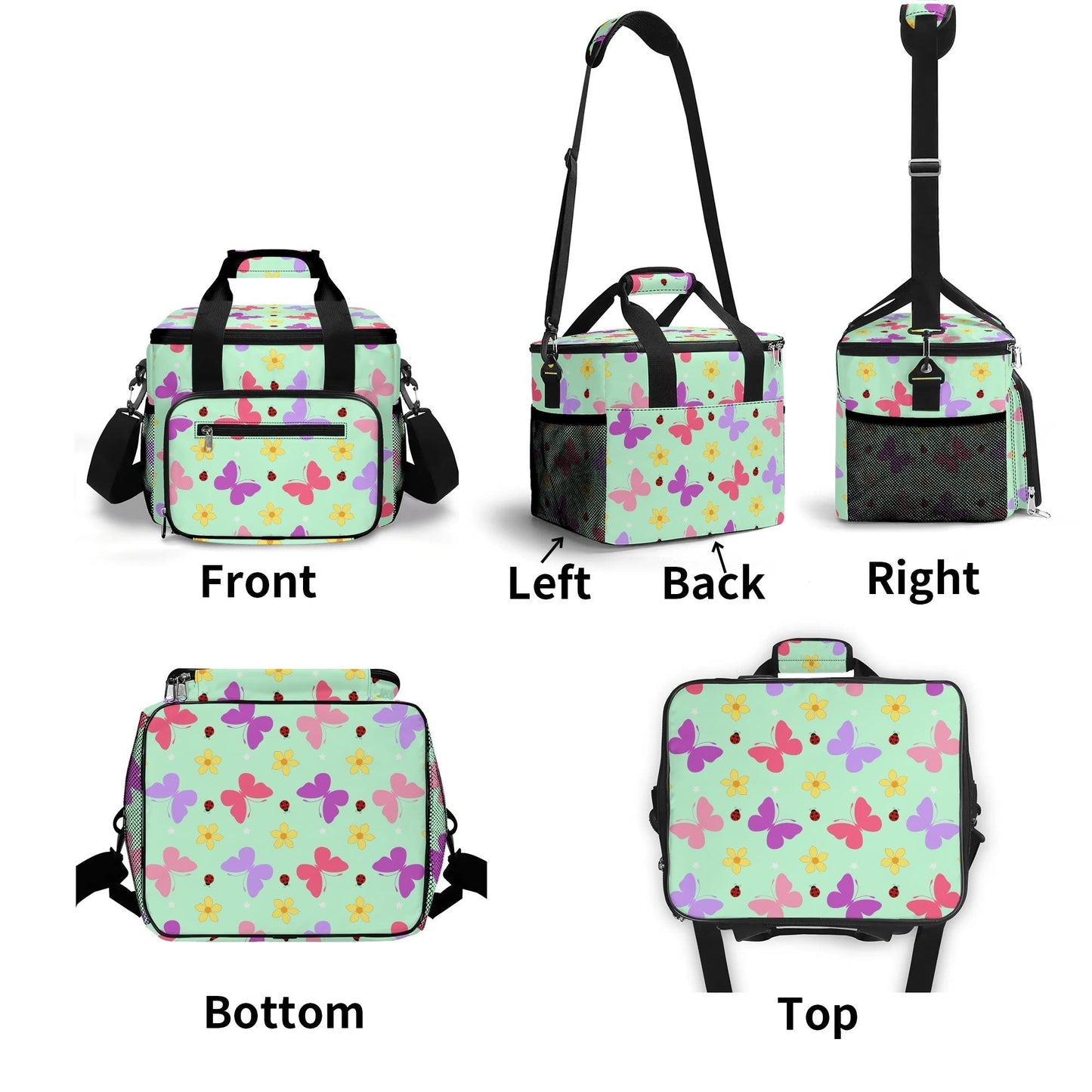 Insulated Lunch Cooler Bag with Shoulder Strap – Leakproof