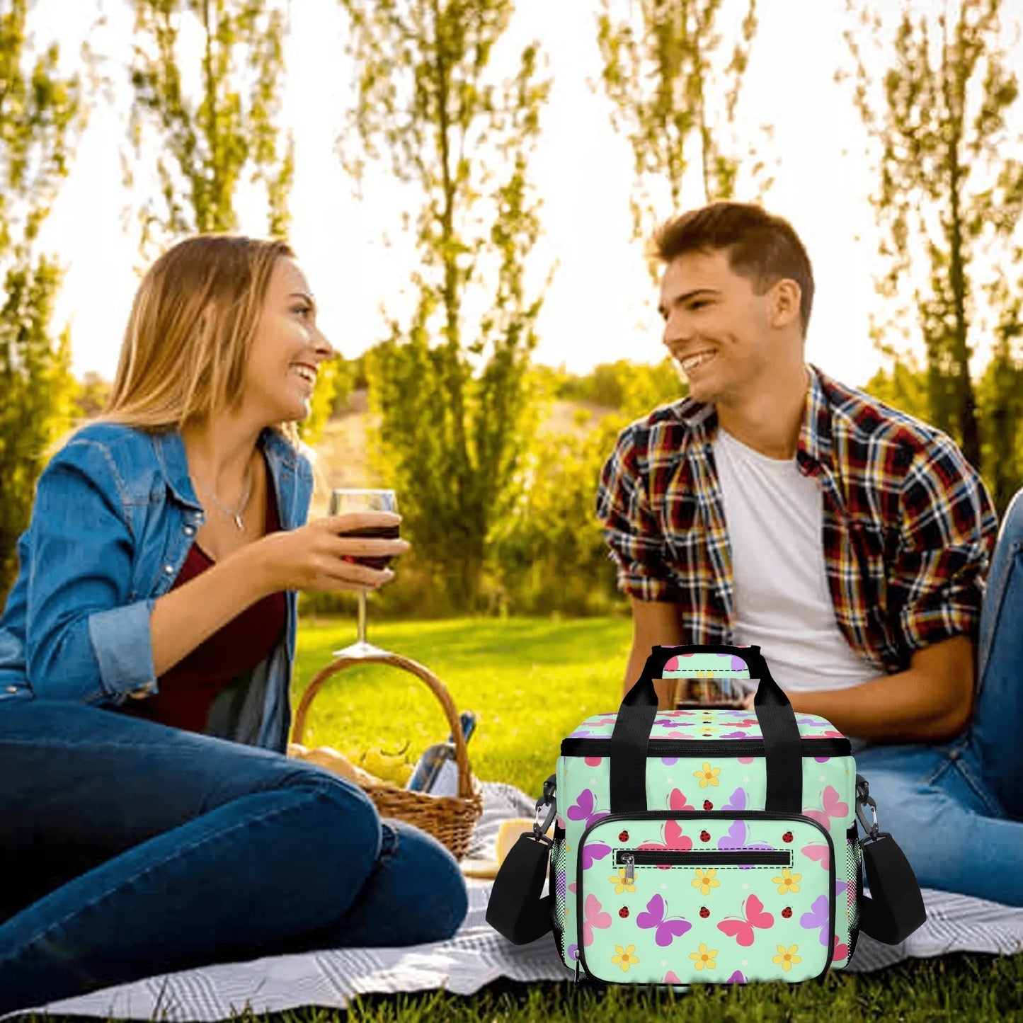 Insulated Lunch Cooler Bag with Shoulder Strap – Leakproof