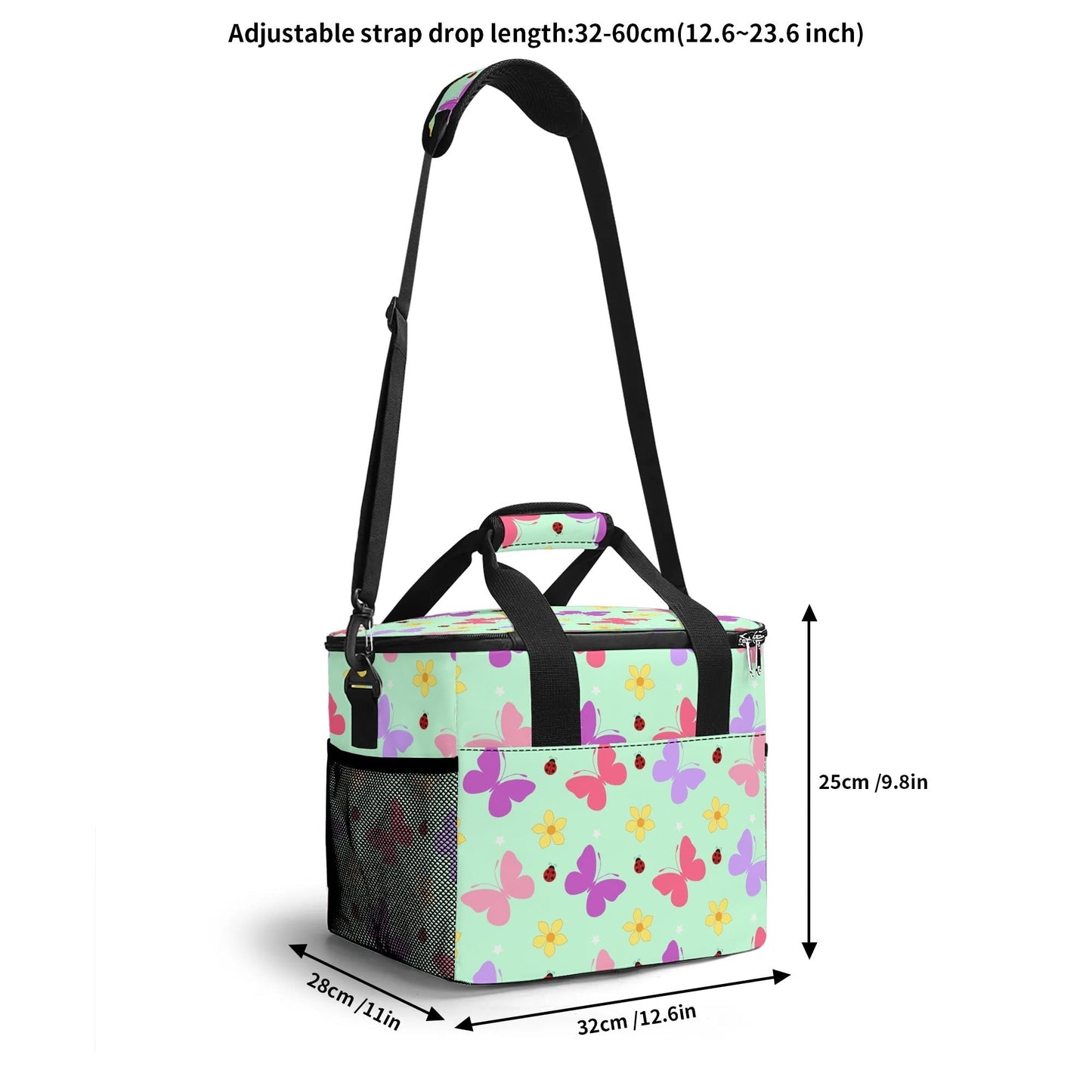 Insulated Lunch Cooler Bag with Shoulder Strap – Leakproof