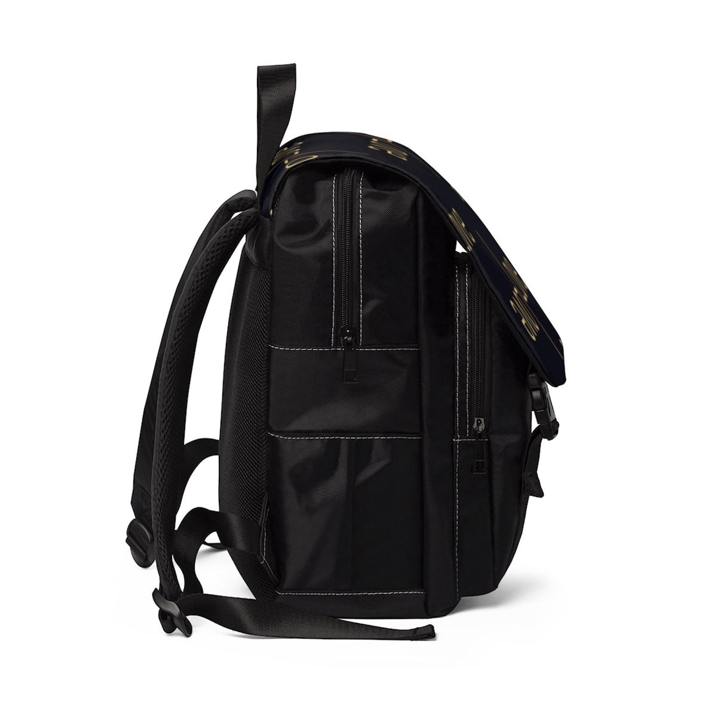 Uniquely You Half-Flap Backpack — Love Print, Black