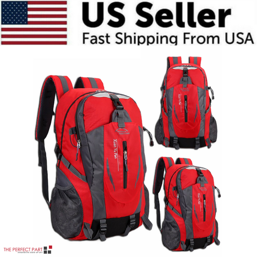 40L Travel & Hiking Backpack with Laptop Compartment — Green