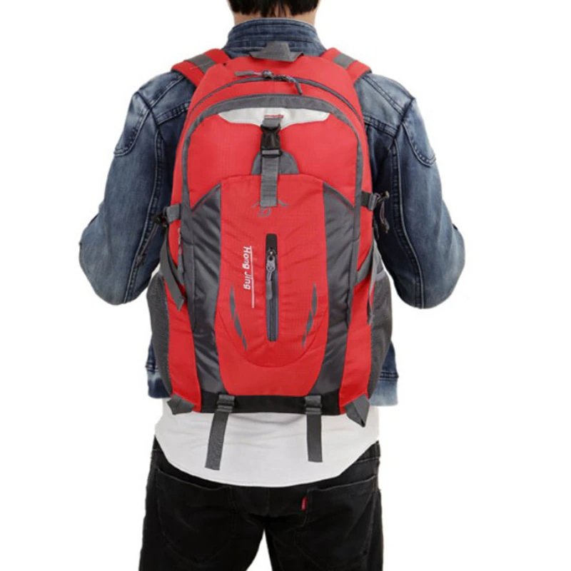 40L Travel & Hiking Backpack with Laptop Compartment — Green