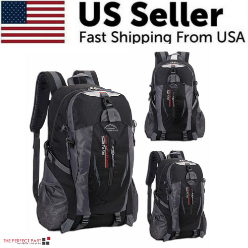 40L Travel & Hiking Backpack with Laptop Compartment — Green