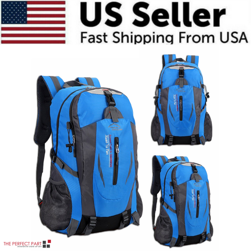 40L Travel & Hiking Backpack with Laptop Compartment — Green