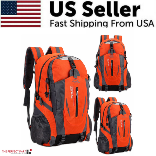 40L Travel & Hiking Backpack with Laptop Compartment — Green