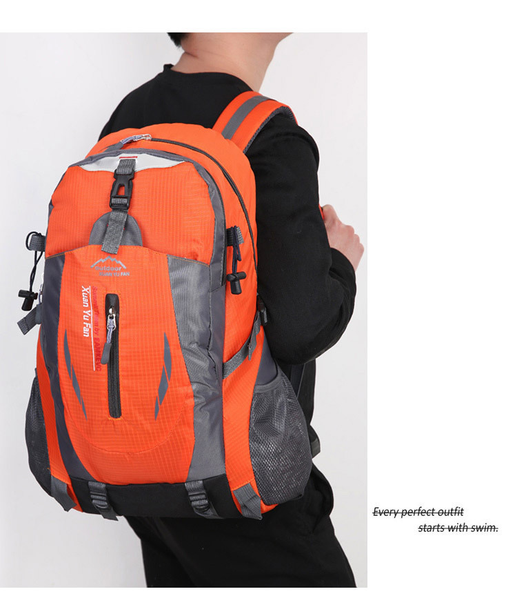 40L Travel & Hiking Backpack with Laptop Compartment — Green