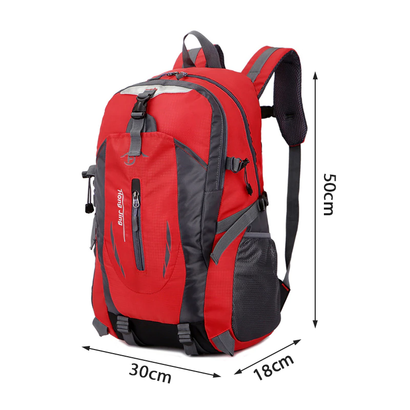 40L Travel & Hiking Backpack with Laptop Compartment — Green