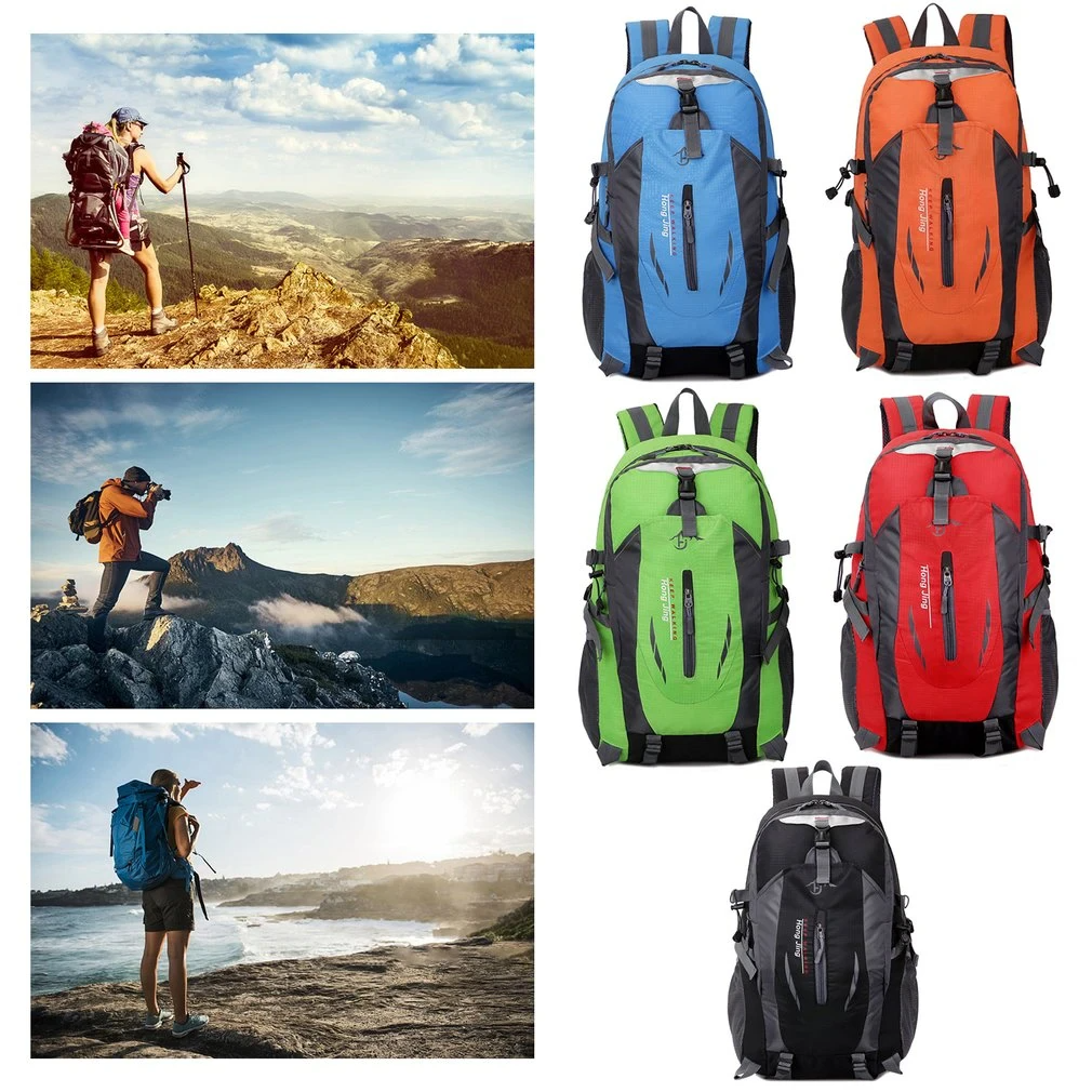 40L Travel & Hiking Backpack with Laptop Compartment — Green