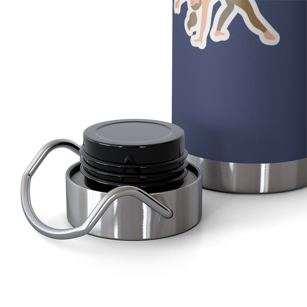 Yoga Poses 22oz Insulated Water Bottle — Find Your Balance