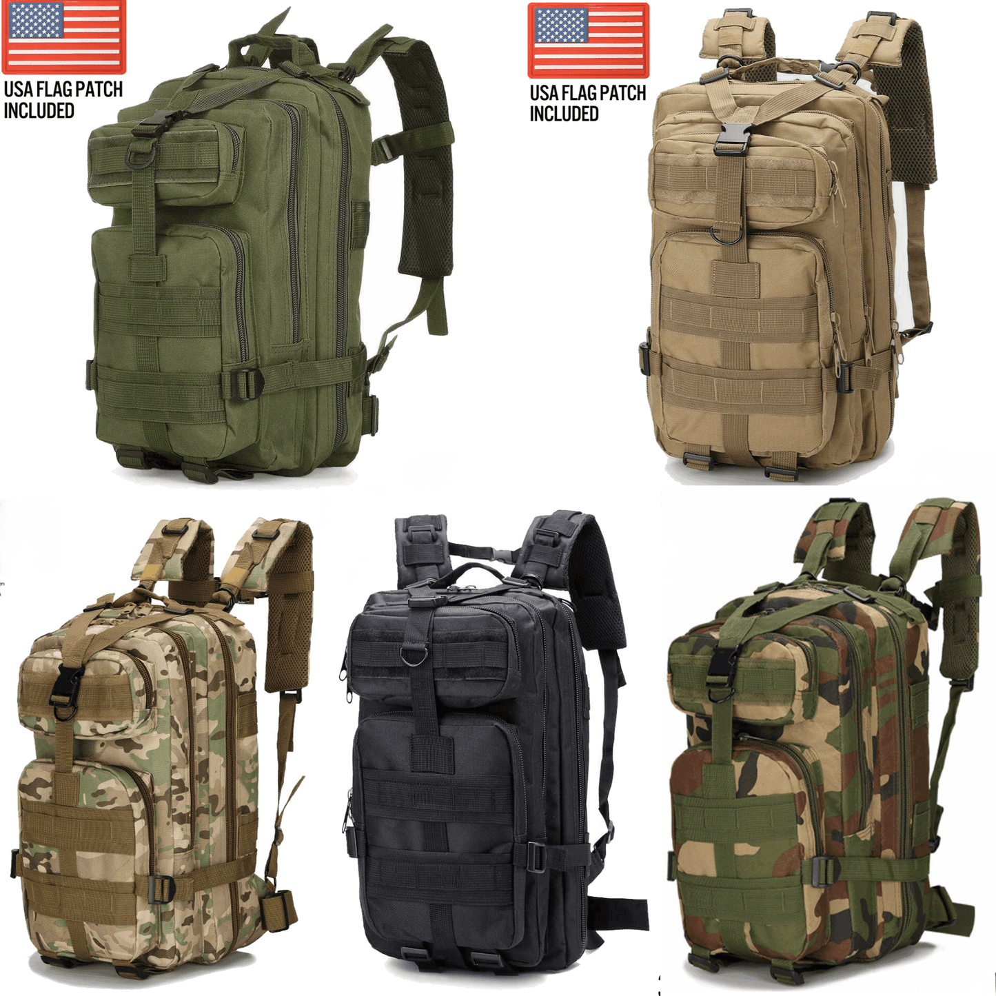 30L Tactical Backpack – Durable Daypack for Camping, Hiking & Everyday Carry