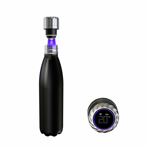 Aquaala UV Self-Cleaning Water Bottle with Temp Display Cap