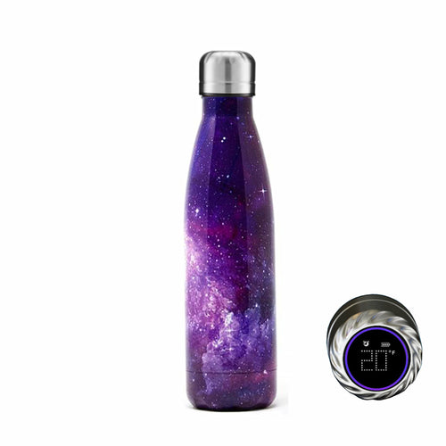 Aquaala UV Self-Cleaning Water Bottle with Temp Display Cap