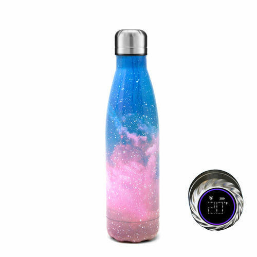 Aquaala UV Self-Cleaning Water Bottle with Temp Display Cap