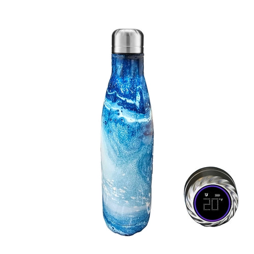 Aquaala UV Self-Cleaning Water Bottle with Temp Display Cap