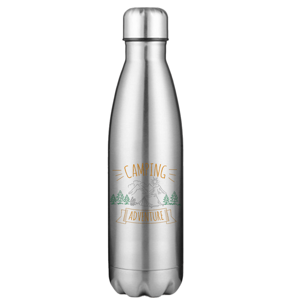 Camping Adventure 17oz Insulated Water Bottle