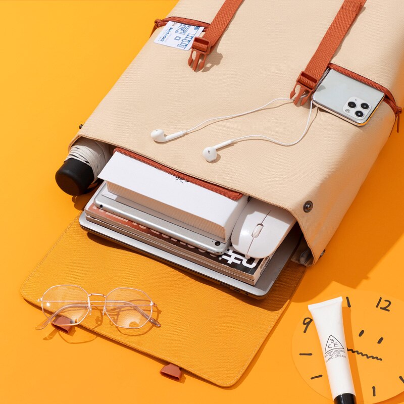 Laptop Backpack for Middle School & College Students — Burgundy