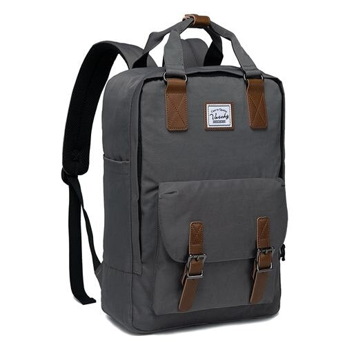 Women's School & Travel Backpack with Laptop Sleeve — Black