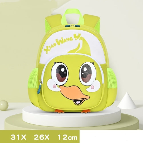 Trendy Duck-Shaped Kids School Backpack — Lightweight