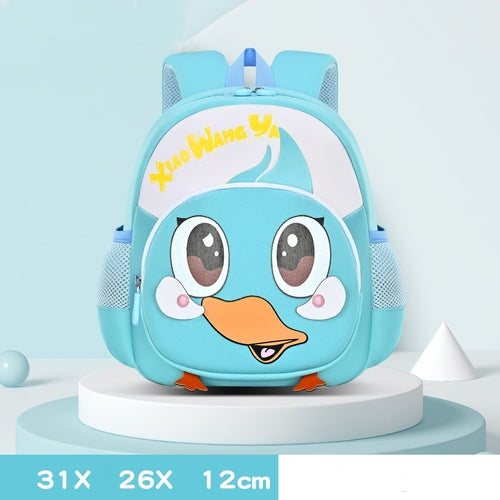 Trendy Duck-Shaped Kids School Backpack — Lightweight