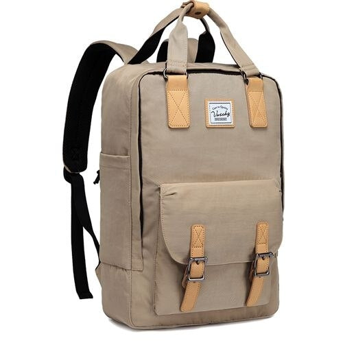 Women's School & Travel Backpack with Laptop Sleeve — Black