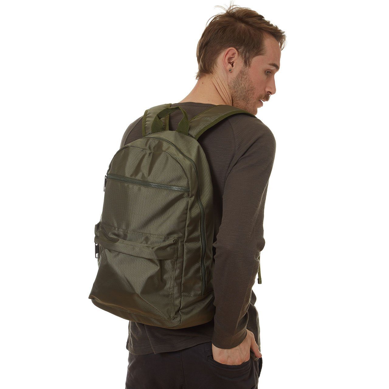 Mike Lightweight Backpack — Olive