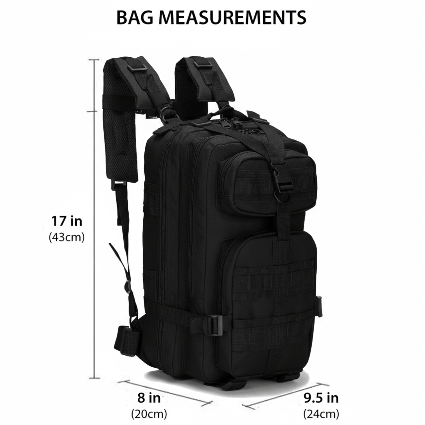 30L Tactical Backpack – Durable Daypack for Camping, Hiking & Everyday Carry