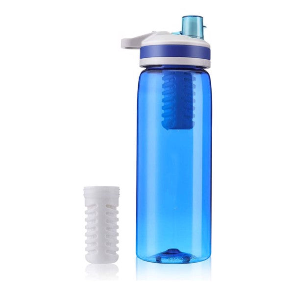 770ml Sports Water Bottle with Straw and Filter