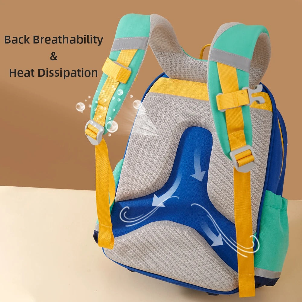 Adventure Cat & Lion Kids School Backpack — Ages 4-8