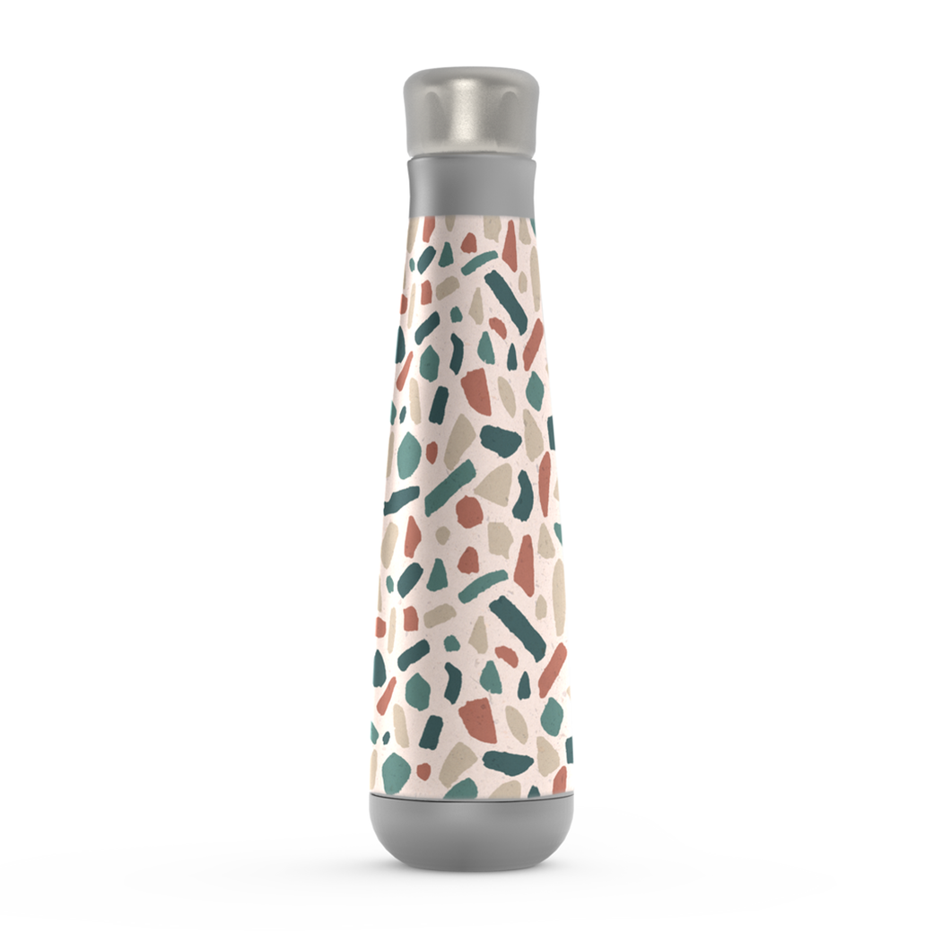 Warm Terrazzo Insulated Water Bottle