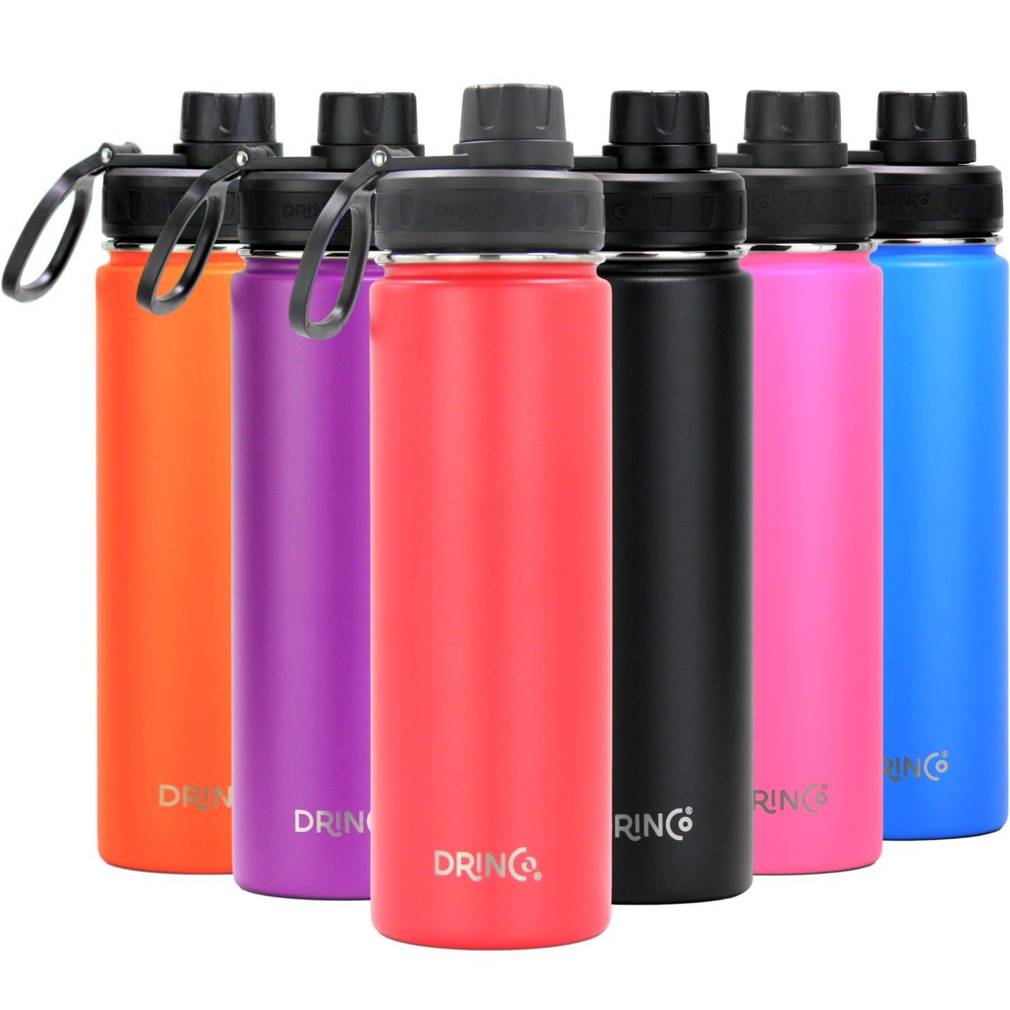 DRINCO 22oz Insulated Water Bottle — Barn Red
