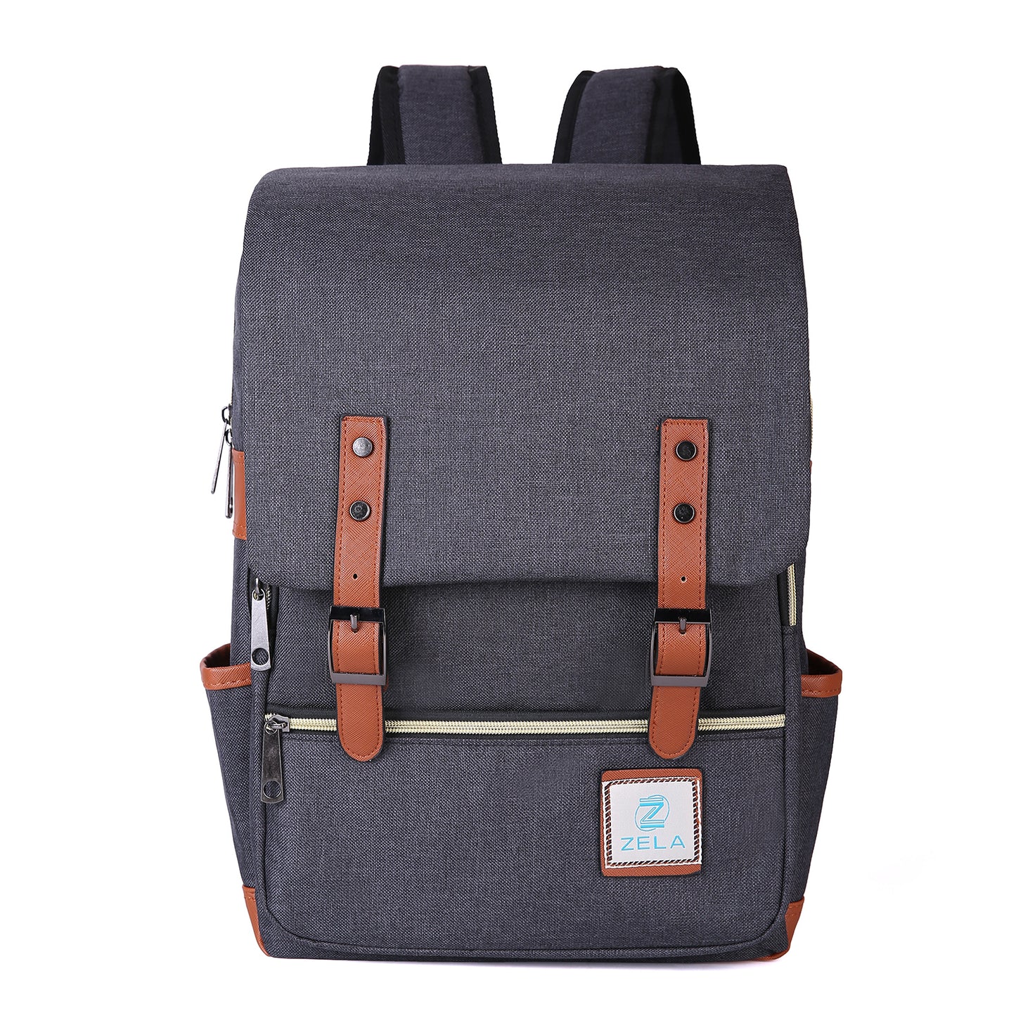 Slim 15" Laptop Backpack for College & Work — Black