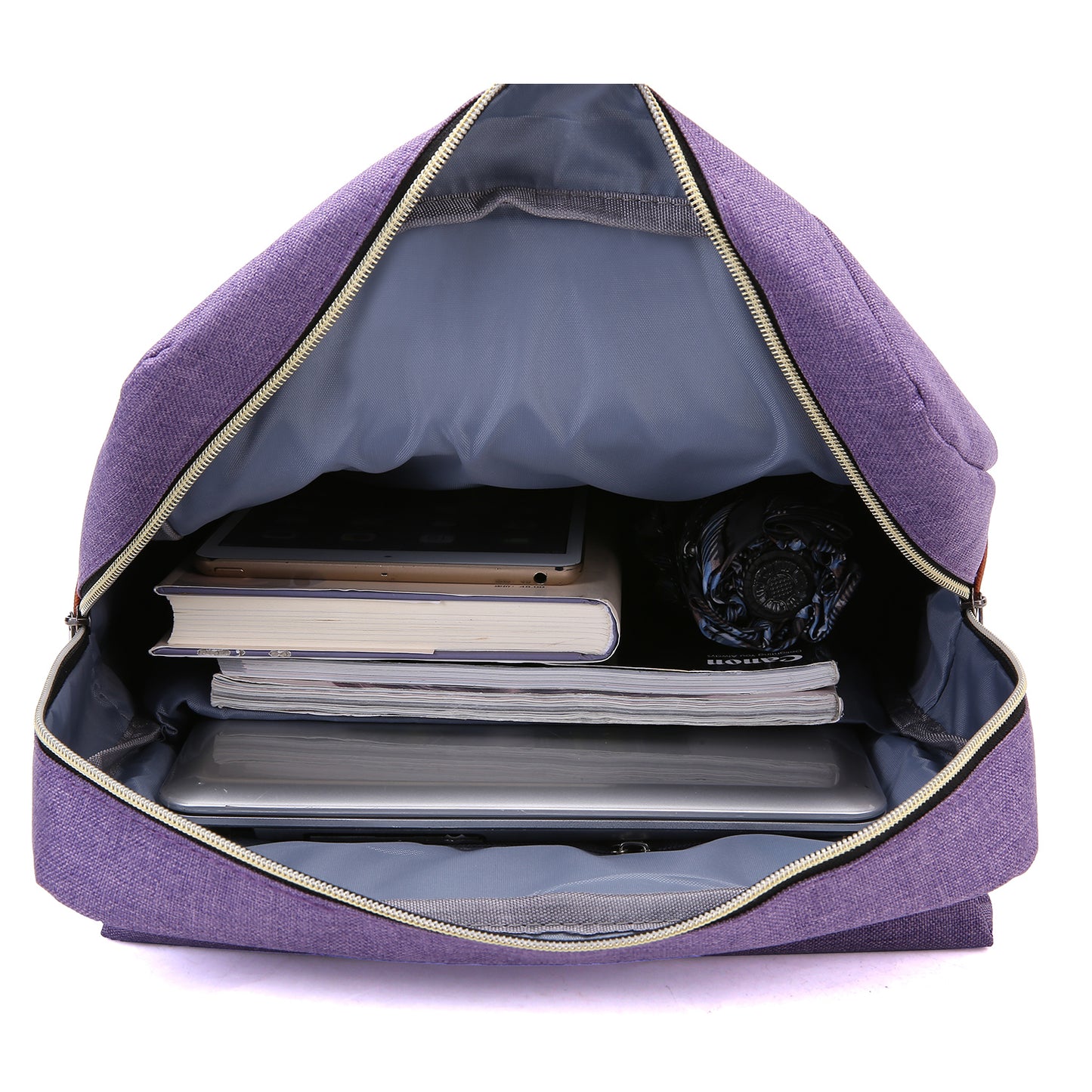 Slim 15" Laptop Backpack for College & Work — Purple