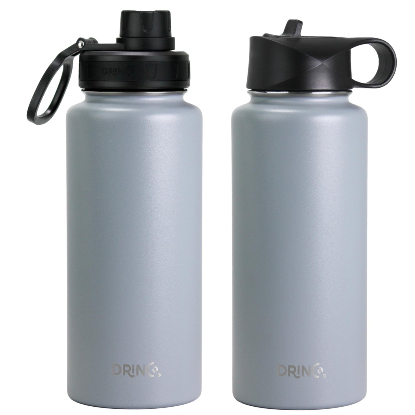 DRINCO 32oz Insulated Water Bottle — Asphalt Gray
