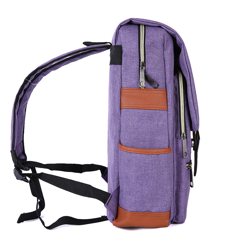 Slim 15" Laptop Backpack for College & Work — Purple