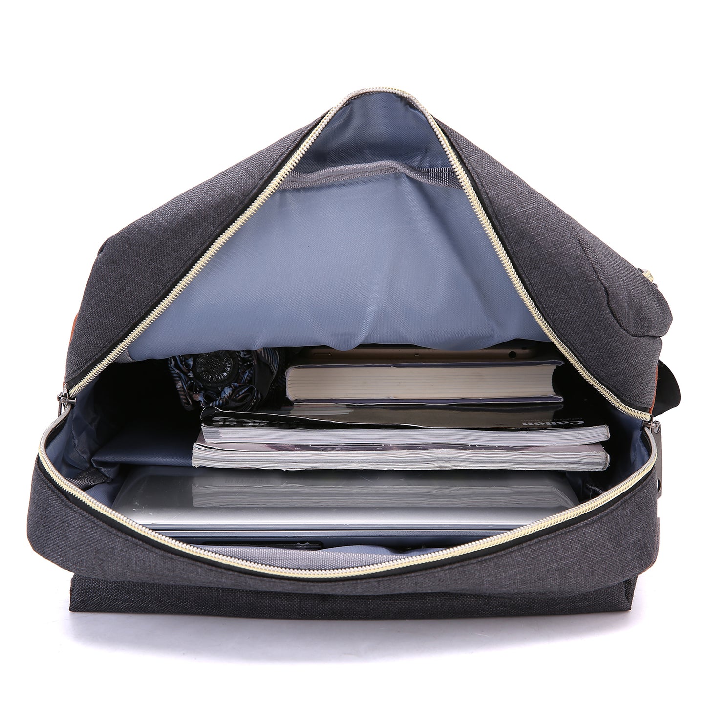 Slim 15" Laptop Backpack for College & Work — Black