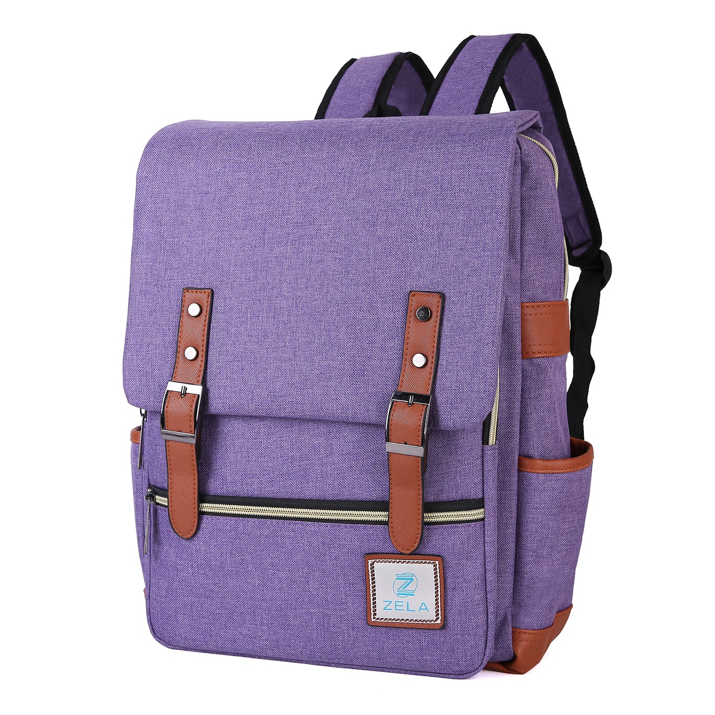 Slim 15" Laptop Backpack for College & Work — Purple