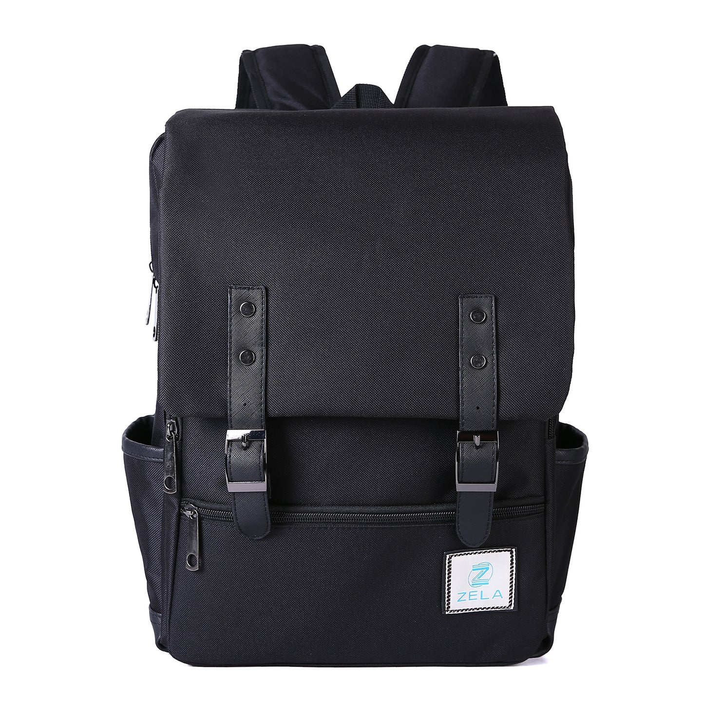 Slim 15" Laptop Backpack for College & Work — All-Black