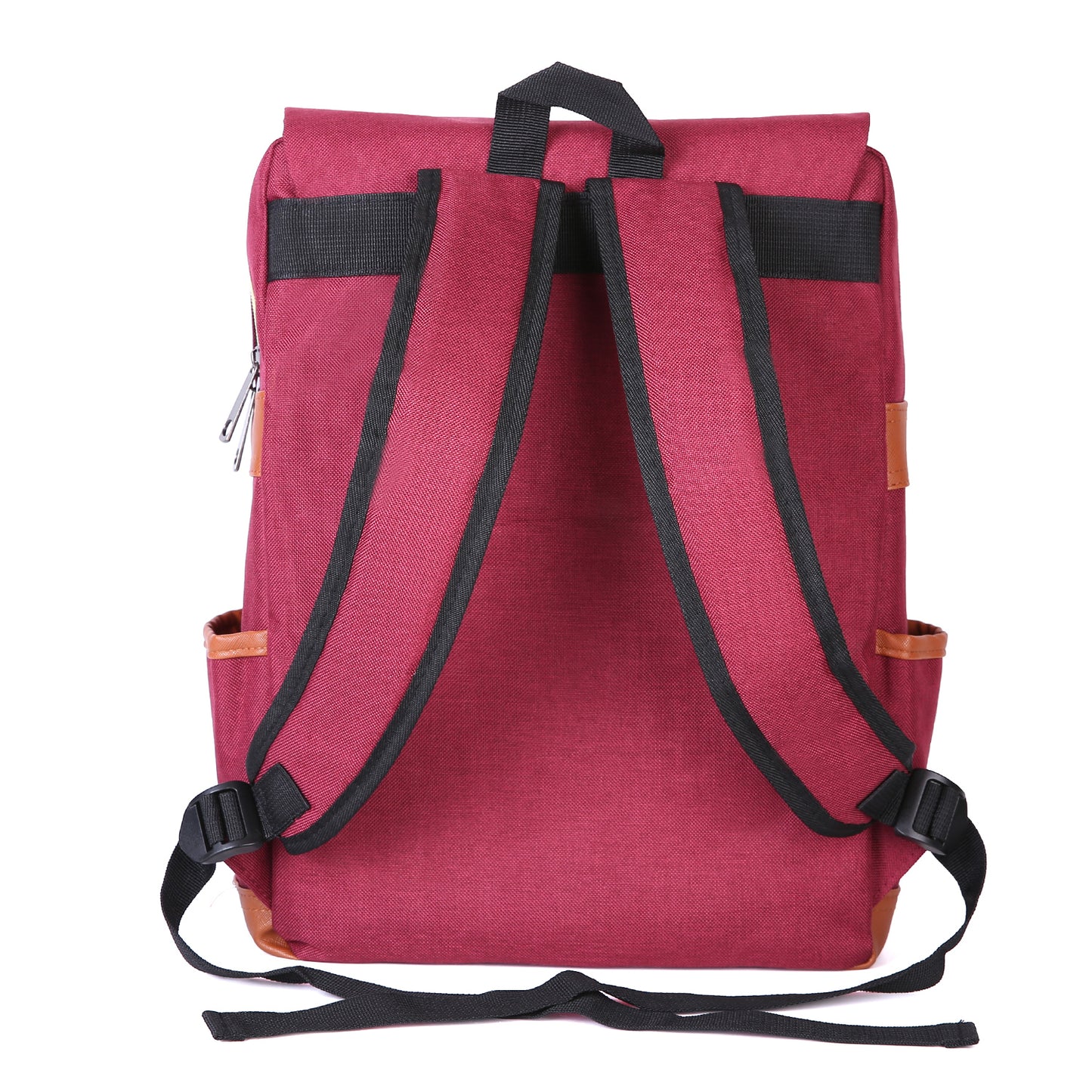 Slim 15" Laptop Backpack for College & Work — Wine Red