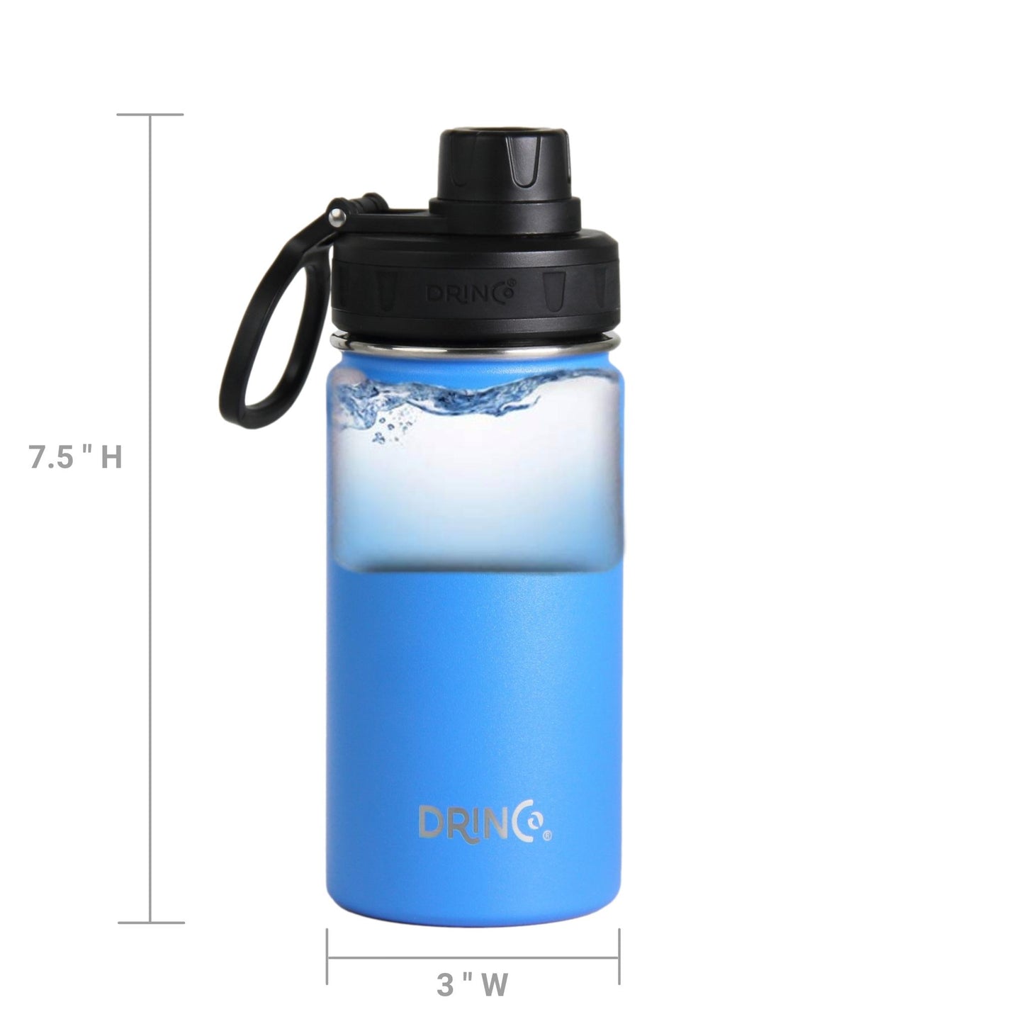 DRINCO 14oz Insulated Water Bottle — Royal Blue