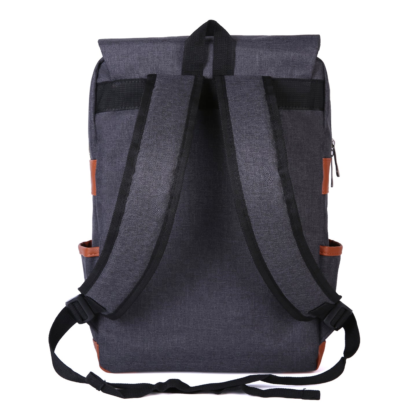 Slim 15" Laptop Backpack for College & Work — Black