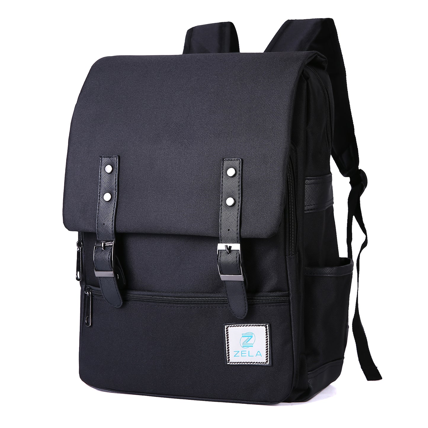 Slim 15" Laptop Backpack for College & Work — All-Black