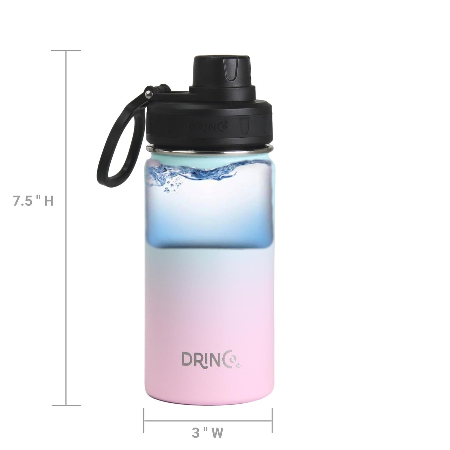 DRINCO 14oz Insulated Water Bottle — Macaron