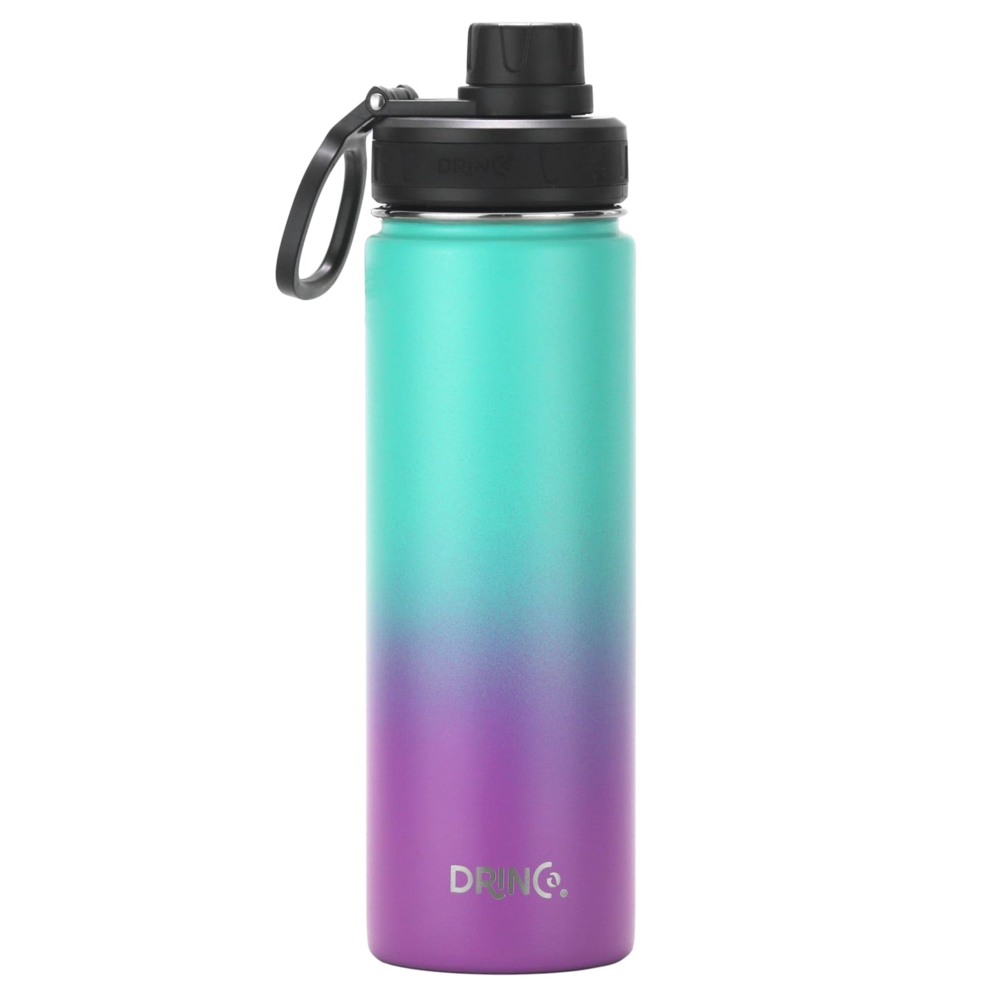 DRINCO 22oz Insulated Water Bottle — Ombre Fuschia Teal