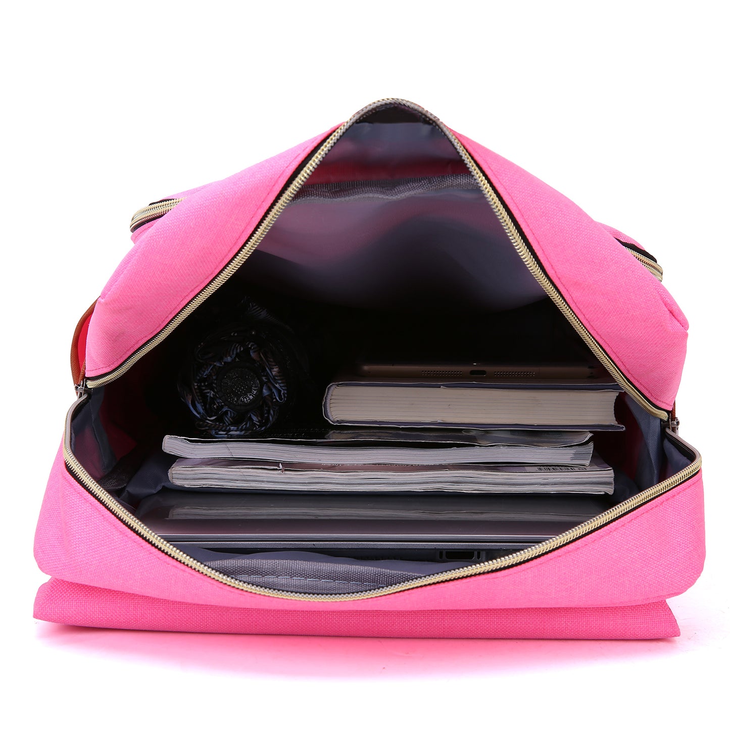 Slim 15" Laptop Backpack for College & Work — Hot Pink