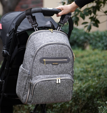 Foldable Diaper Backpack — Black