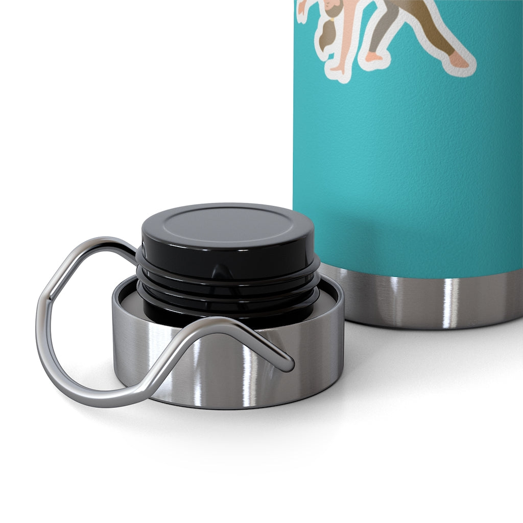 Yoga Poses 22oz Insulated Water Bottle — Find Your Balance
