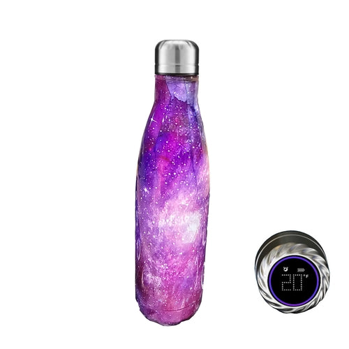 Aquaala UV Self-Cleaning Water Bottle with Temp Display Cap